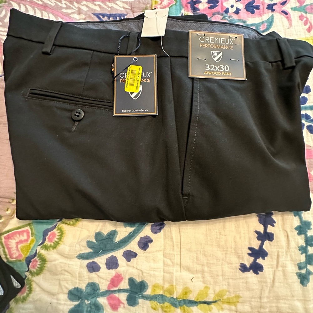 Daniel Cremieux Black Dress Pants